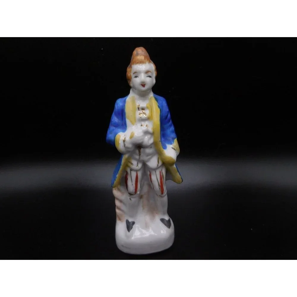 Vintage  Fancy Colonial Man Figurine Made‎ In Occupied Japan 5